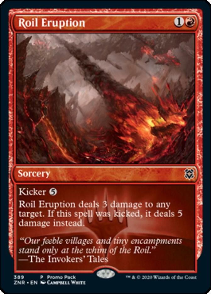 Roil Eruption 389 card from Promo Pack: Zendikar Rising