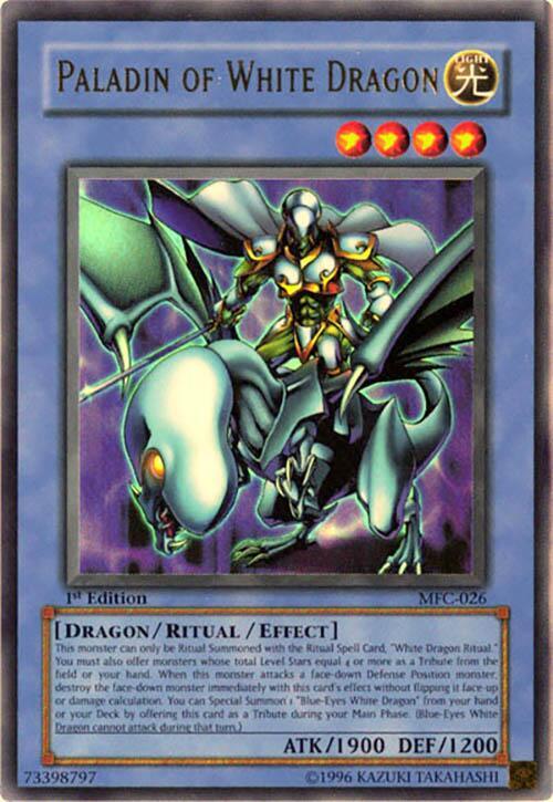 Paladin of White Dragon MFC-026 card from Magician's Force
