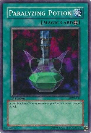 Paralyzing Potion MRD-137 card from Metal Raiders
