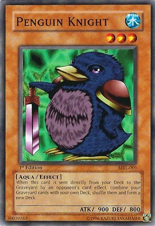Penguin Knight MRL-001 card from Magic Ruler