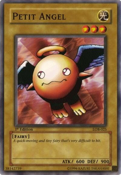 Petit Angel LOB-025 card from The Legend of Blue Eyes White Dragon