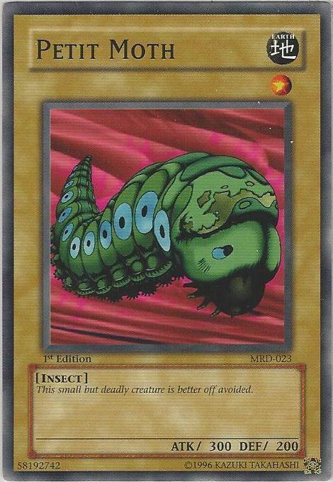 Petit Moth MRD-023 card from Metal Raiders