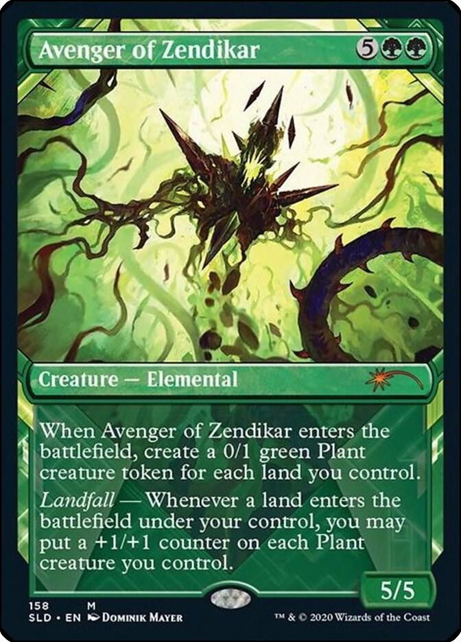 Avenger of Zendikar 158 card from Secret Lair Drop Series