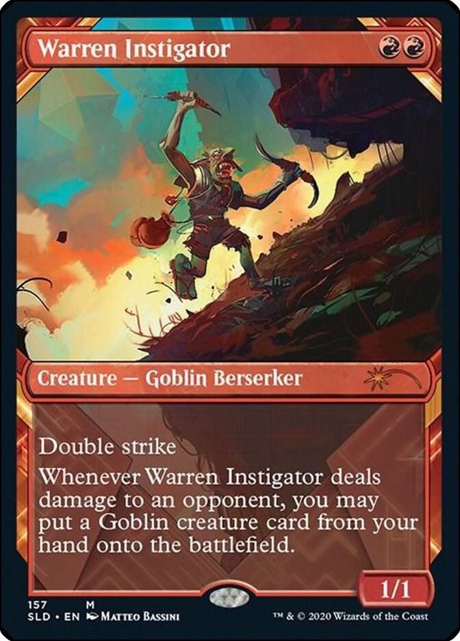Warren Instigator 157 card from Secret Lair Drop Series