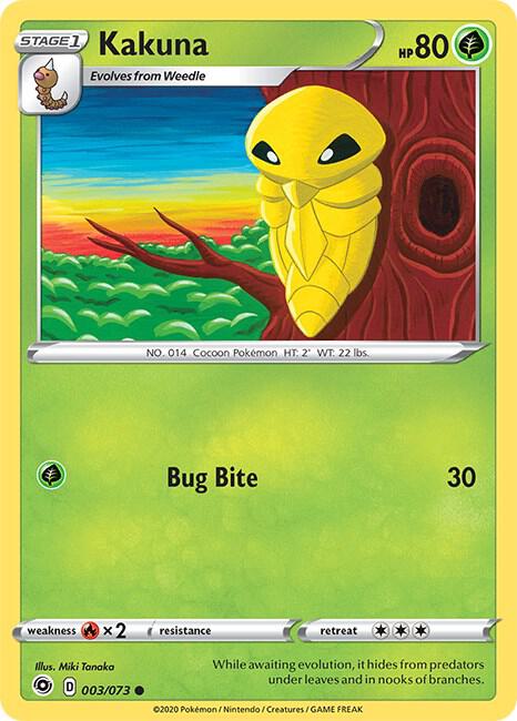 Kakuna 03/73 card from Champion's Path