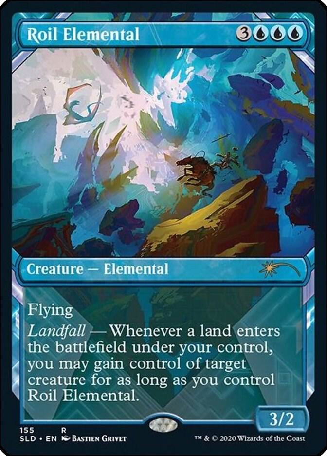 Roil Elemental 155 card from Secret Lair Drop Series