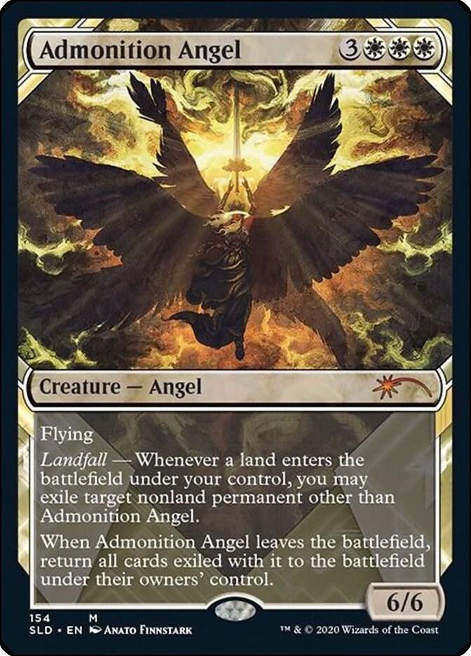 Admonition Angel 154 card from Secret Lair Drop Series