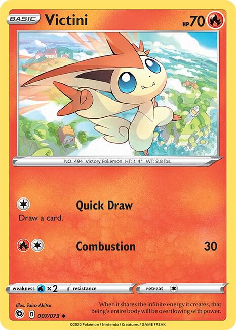 Victini 07/73 card from Champion's Path