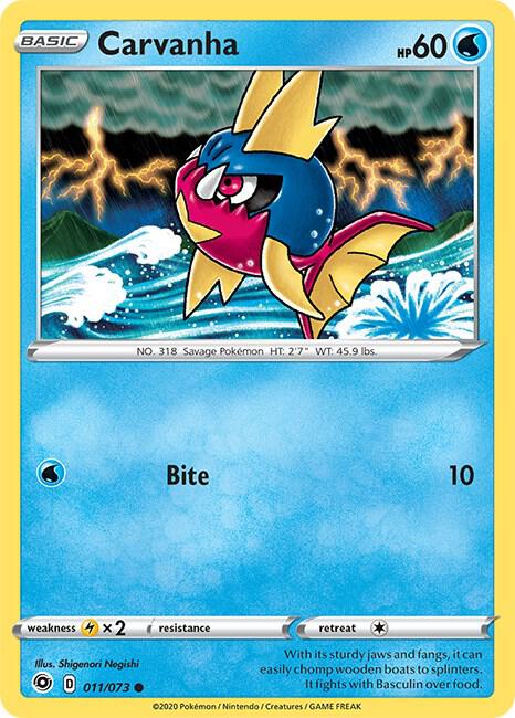 Carvanha 11/73 card from Champion's Path