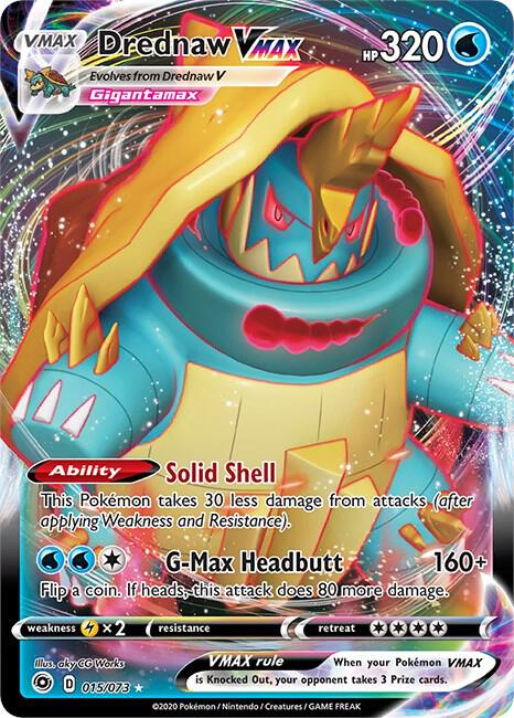 Drednaw VMAX 15/73 card from Champion's Path