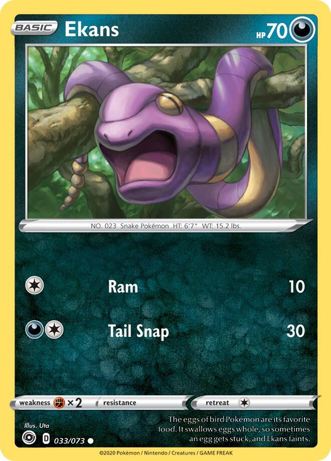 Ekans 33/73 card from Champion's Path