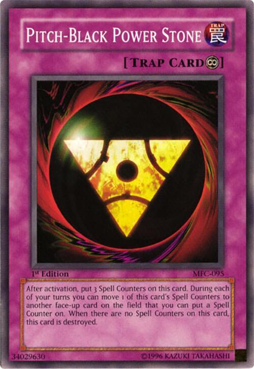 Pitch-Black Power Stone MFC-095 card from Magician's Force