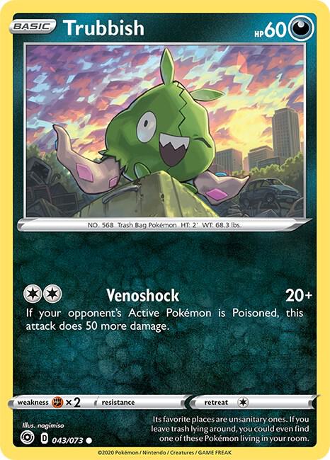 Trubbish 43/73 card from Champion's Path