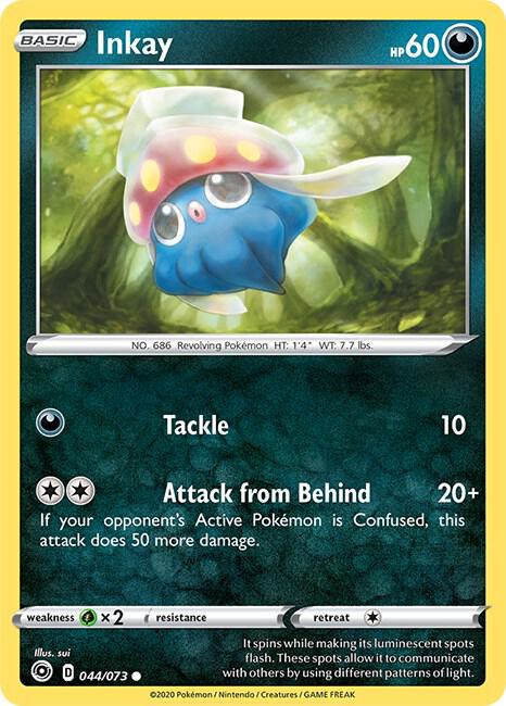 Inkay 44/73 card from Champion's Path