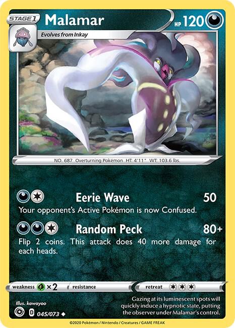 Malamar 45/73 card from Champion's Path