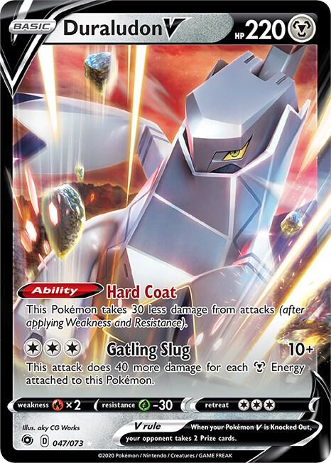Duraludon V 47/73 card from Champion's Path