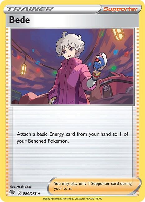 Bede 50/73 card from Champion's Path