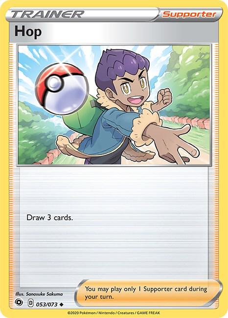 Hop 53/73 card from Champion's Path