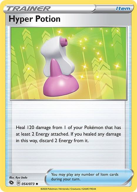 Hyper Potion 54/73 card from Champion's Path