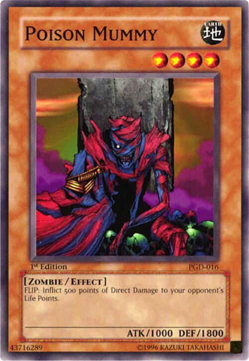 Poison Mummy PGD-016 card from Pharaonic Guardian