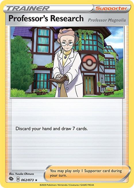 Professor's Research 62/73 card from Champion's Path