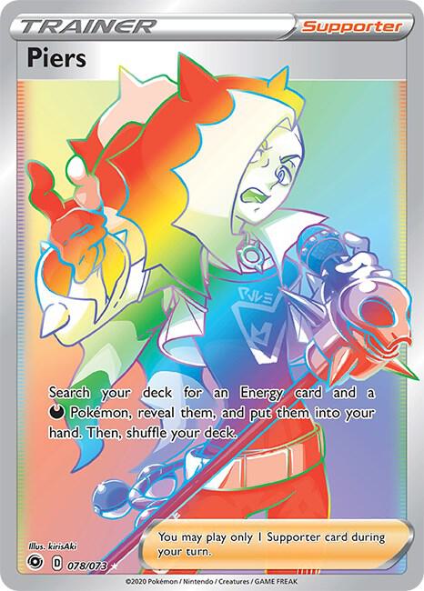 Piers (Secret) 78/73 card from Champion's Path