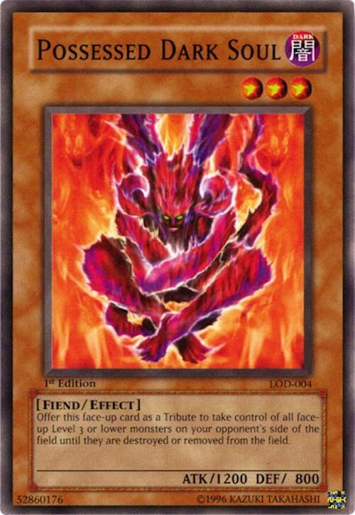 Possessed Dark Soul LOD-004 card from Legacy of Darkness