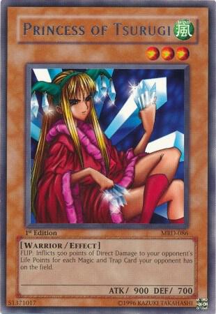 Princess of Tsurugi MRD-086 card from Metal Raiders