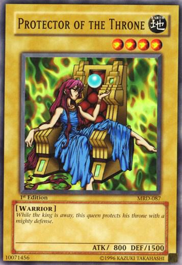 Protector of the Throne MRD-087 card from Metal Raiders