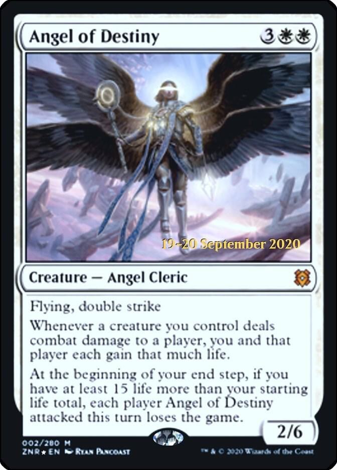 Angel of Destiny 2 card from Prerelease Cards
