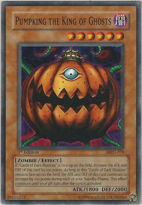 Pumpking the King of Ghosts MRD-079 card from Metal Raiders