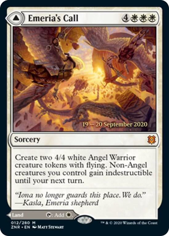 Emeria's Call 12 card from Prerelease Cards