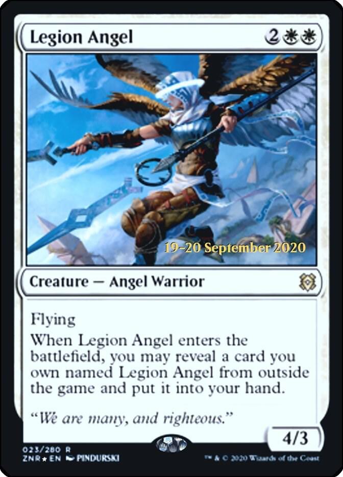Legion Angel 23 card from Prerelease Cards