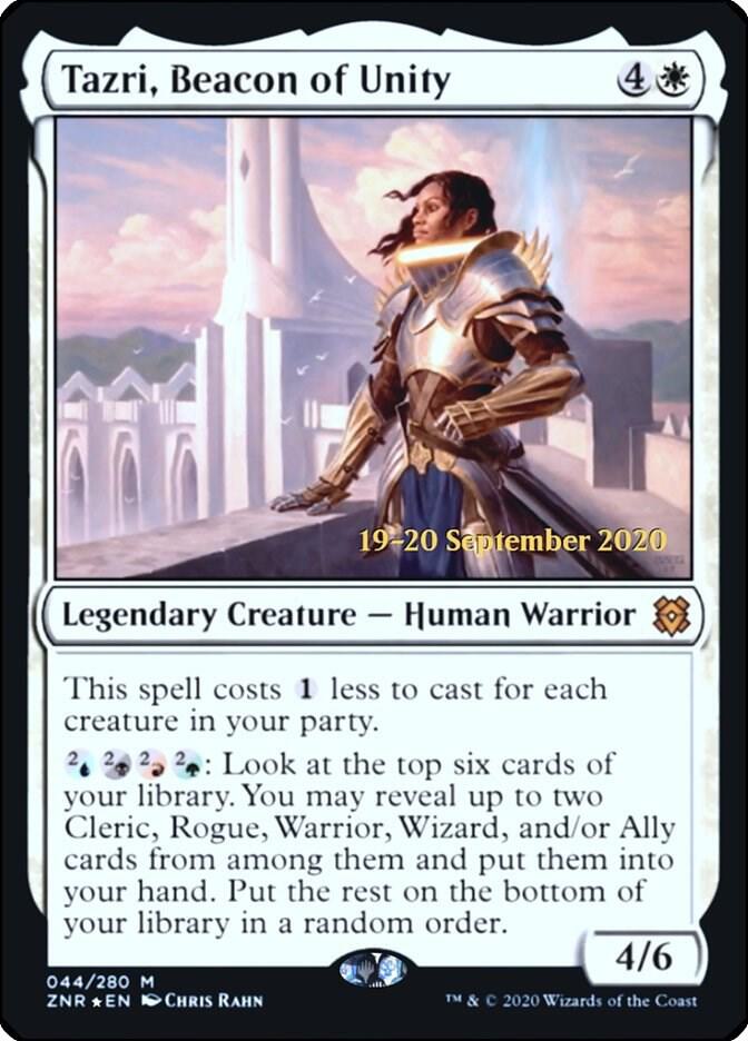 Tazri, Beacon of Unity 44 card from Prerelease Cards