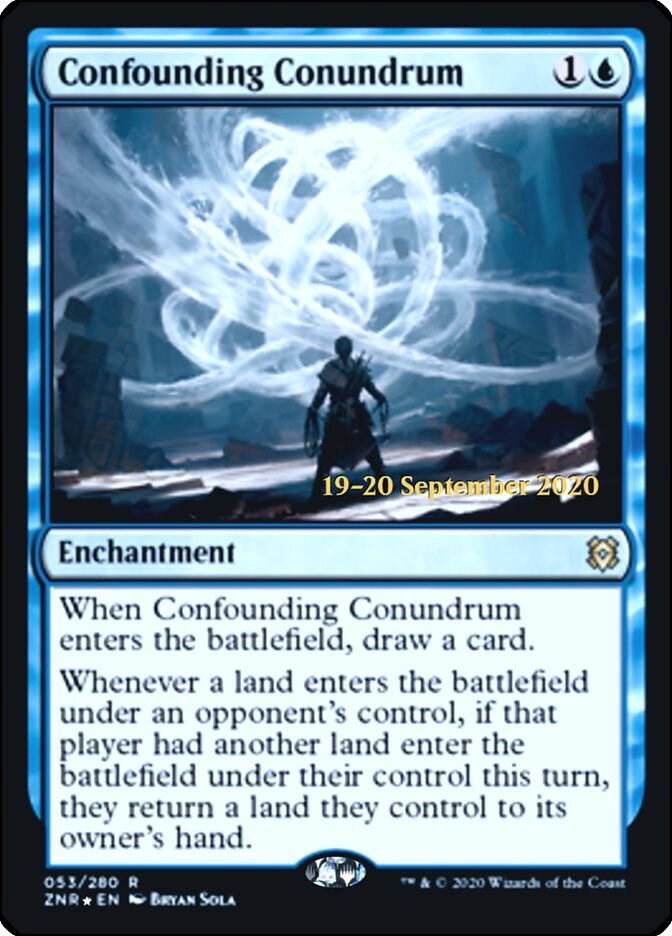 Confounding Conundrum 53 card from Prerelease Cards