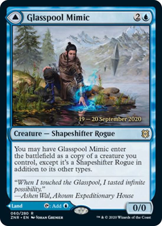 Glasspool Mimic 60 card from Prerelease Cards