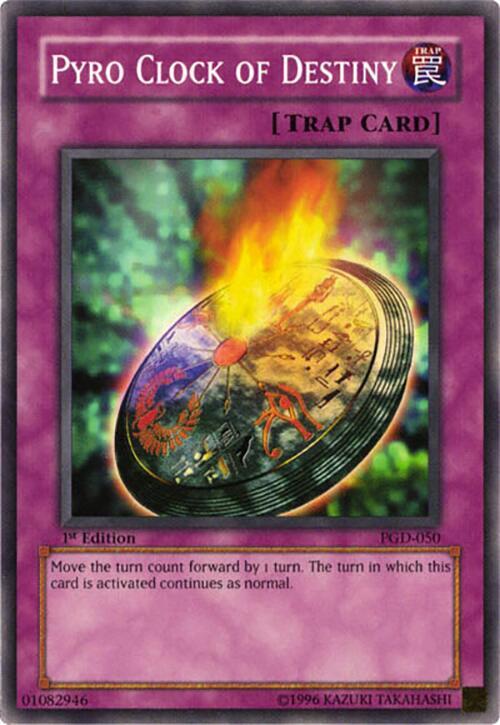 Pyro Clock of Destiny PGD-050 card from Pharaonic Guardian