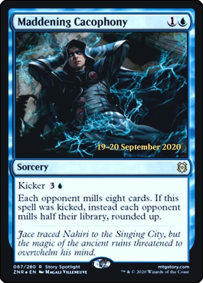 Maddening Cacophony 67 card from Prerelease Cards