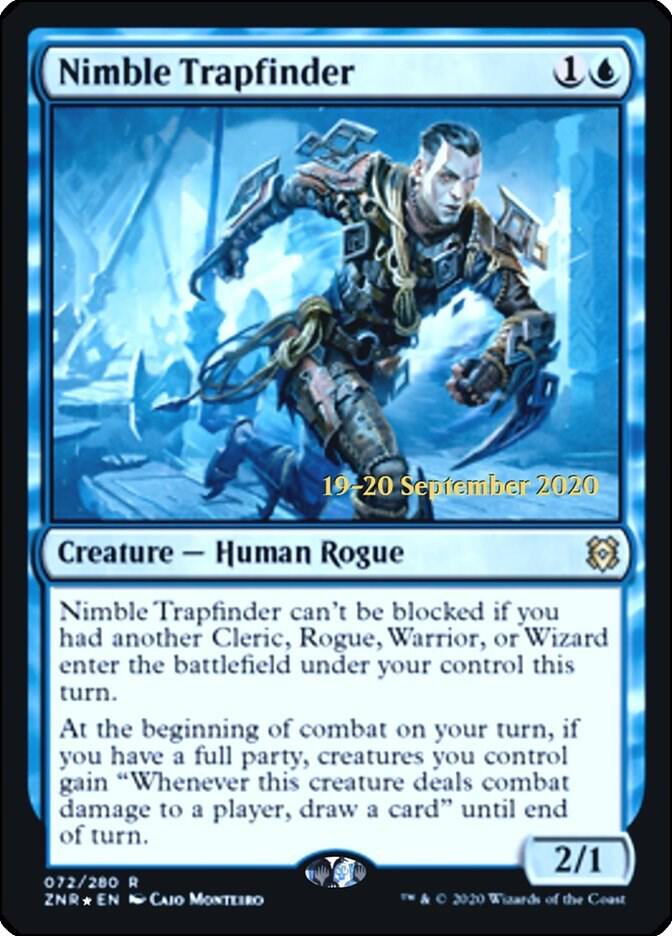 Nimble Trapfinder 72 card from Prerelease Cards