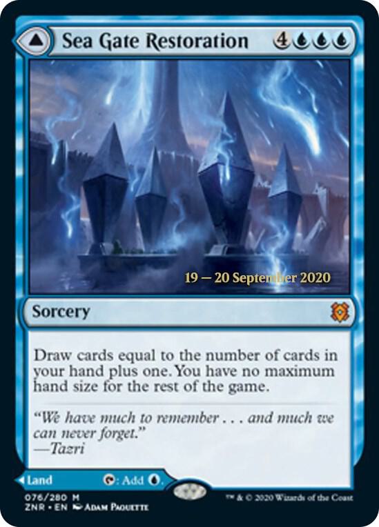 Sea Gate Restoration 76 card from Prerelease Cards