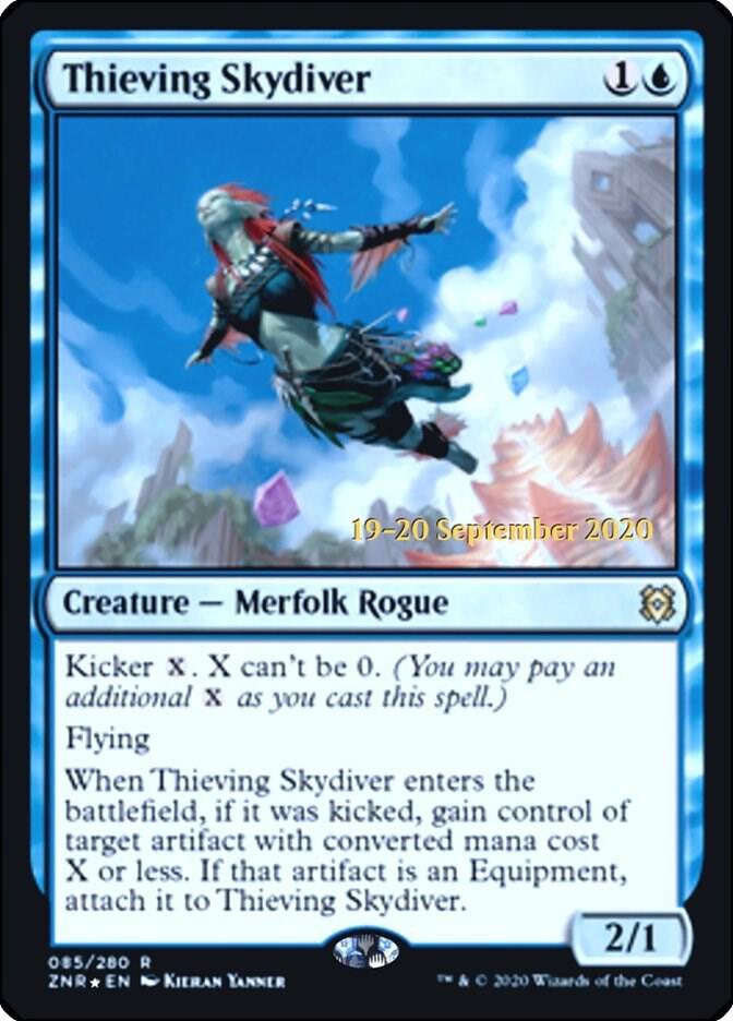 Thieving Skydiver 85 card from Prerelease Cards