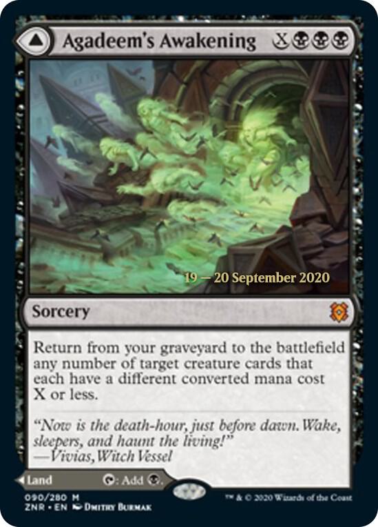 Agadeem's Awakening 90 card from Prerelease Cards
