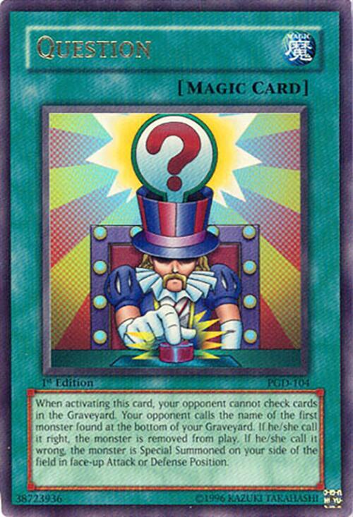 Question PGD-104 card from Pharaonic Guardian