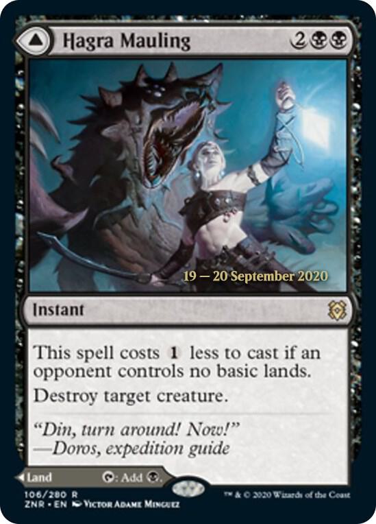 Hagra Mauling 106 card from Prerelease Cards