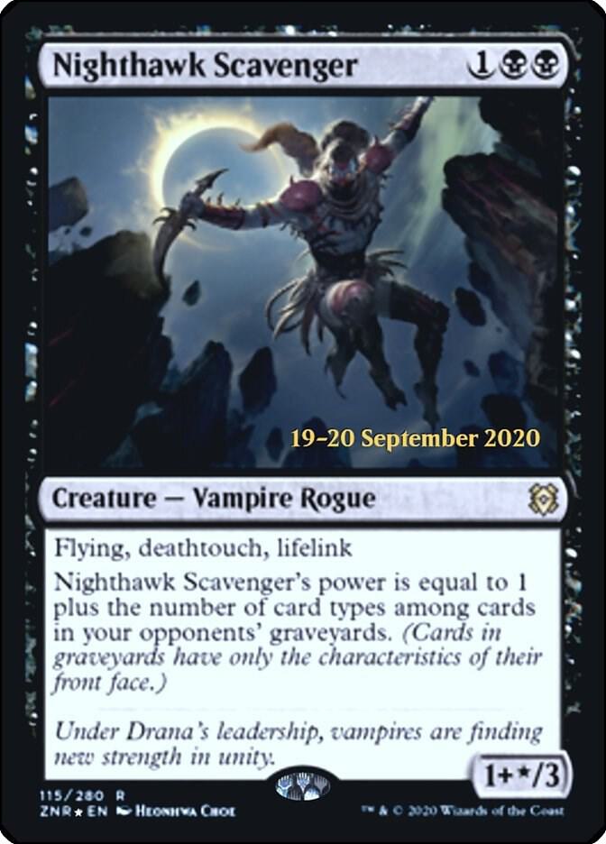 Nighthawk Scavenger 115 card from Prerelease Cards