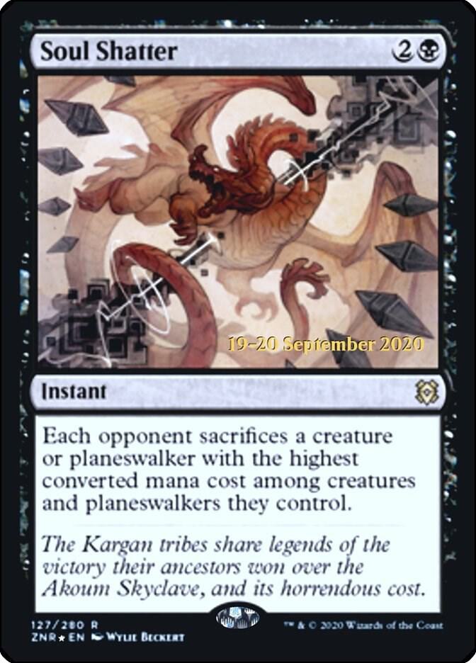 Soul Shatter 127 card from Prerelease Cards