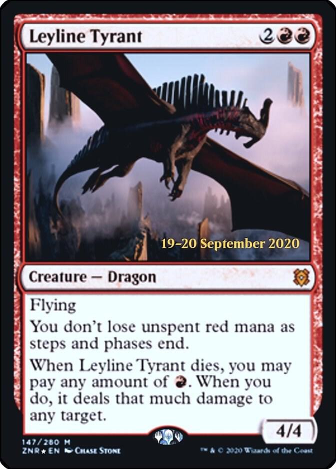 Leyline Tyrant 147 card from Prerelease Cards