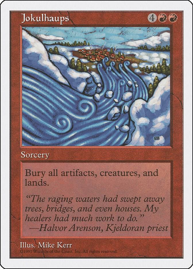 Jokulhaups card from Fifth Edition