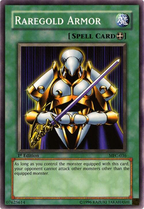 Raregold Armor MFC-036 card from Magician's Force
