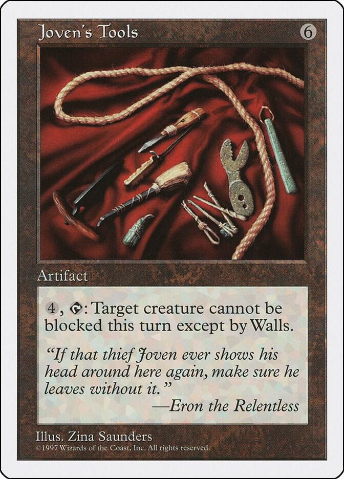 Joven's Tools card from Fifth Edition